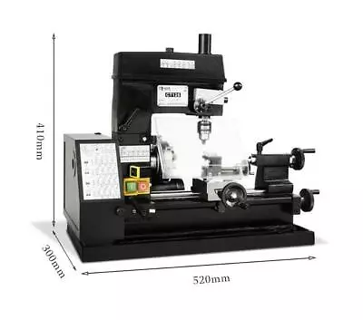 Multi-function Mini Lathe Machine Desktop DIY Drilling Milling Machine 220V 180W • £1125.99