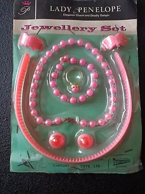 Genuine THUNDERBIRDS Lady Penelope Jewellery Set. Unused By Century 21 Toys. FAB • £19.99