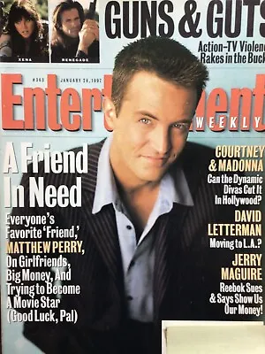 ENTERTAINMENT WEEKLY ~ #363 ~ January 1997 ~ Matthew Perry ~ NRMT!!! • $4.99