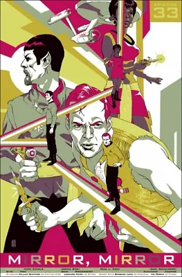 Star Trek : Mirror Mirror By Tomer Hanuka - Rare Sold Out Mondo Print • $225