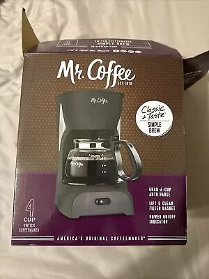 Mr. Coffee DR5-NP 4-Cup Filter Coffee Machine - Black. Open Box Was Used 2 Times • $30
