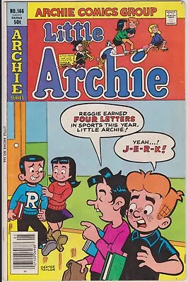 Little Archie #166 Comic Book. Jughead. Betty. Veronica. Reggie. Humor. 1981 • $0.99