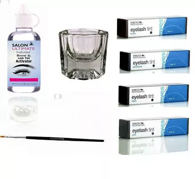 Strictly Professional Eyelash & Eyebrow Dye Tint Or Lash Tinting Kit UK SELLER • £9.99