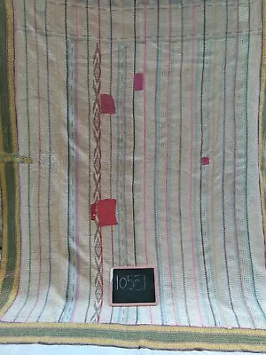 Reversible Handmade Vintage Cotton Kantha Quilt Queen Bedsheet Throw Blanket  • $55.76