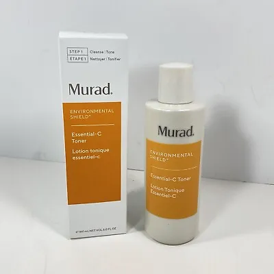 Murad Environmental Shield Essential C Toner AM PM Cleanse Face Neck 180ml 6 Oz • $14.75