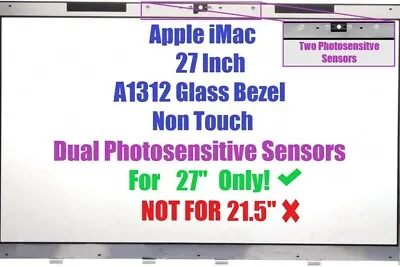 REPLACEMENT Apple IMac A1312 27  922-9147 LCD Screen Front Glass Mid 2011 2012 • $120