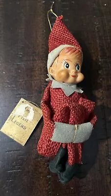 Vintage 1968 INARCO  Pixie Legend Knee Hugger  Ornament/Shelf Sitter With Tag • $19.99