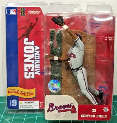 McFarlane MLB Series 9 Andruw Jones Atlanta Braves Gray Variant SportsPicks 2006 • $17.99