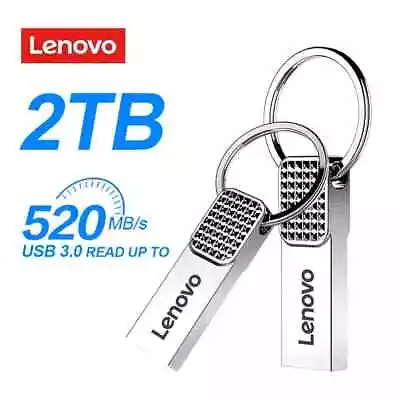 Lenovo USB 2 TB Metal USB 3.0 High Speed Pendrive Mini Flash Drive Memory • $13.87