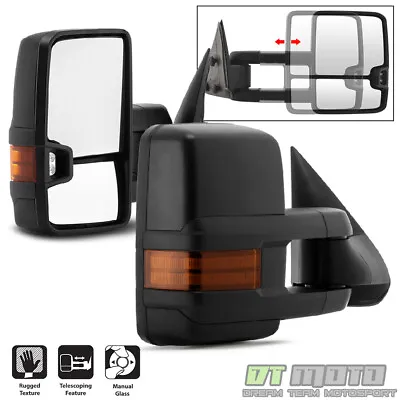 PAIR(2) G2 1999-2006 Chevy Silverado Sierra Telescoping Manual Tow Side Mirrors • $114.99