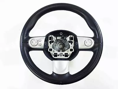 07-10 Mini Cooper R56 R55 Steering Wheel Black Leather MANUAL 6SPD NON PADDLE • $69.95