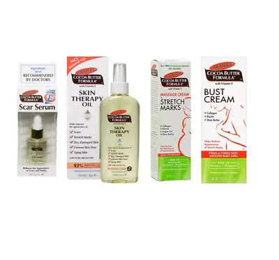 Palmers Cocoa Butter Formula Scar Serum|Skin Therapy Oil|Bust Cream Full Range • £5.99