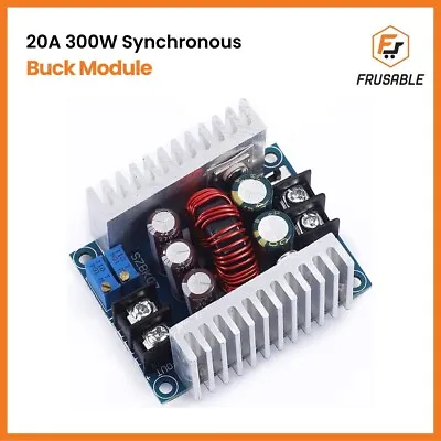 $7.97 • Buy 20A 300W Synchronous Buck Module DC Step Down Voltage CC Power 5V 12V 24V 36V