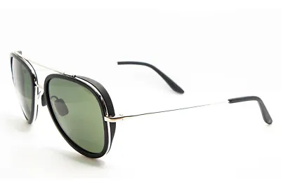 Vuarnet EDGE 1614 Black Silver / Green VL 1614 0001 1121 Sunglasses 53mm • $299