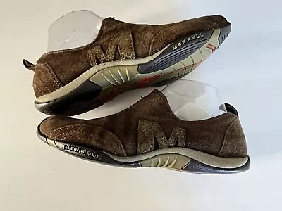 Merrell Barrado Espresso Zip Slip On Shoe Women's Size 8 • $19.99