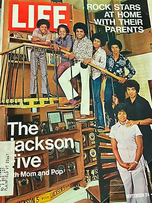 Life Sep 24 1971 Michael Jackson & Family Elton John Grace SlickAttica Prison • $24.99