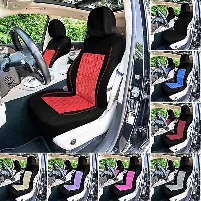 Universal Fit Diamond Stitched Car Seat Cover Covers Washable Protector Full Set • $36.99