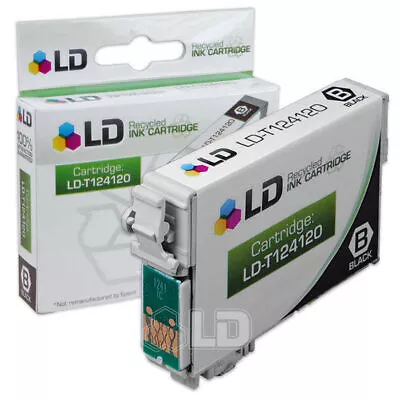 LD Reman Replacement T124120 For Epson T124 124 Black Ink Cartridge NX127 NX125 • $6.99