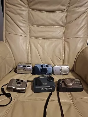 Six Old Untested Cameras. Selling As Spare Parts. Spare Parts. • £35