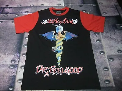 Motley Crue T-shirt Dr. Feelgood 2010 Touring Inc Olp Sz Med Unisex Very Cool!!! • $22.50