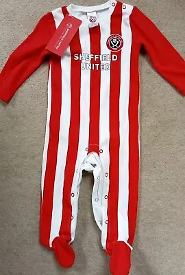 SHEFFIELD UNITED Brand New Tags Baby Sleep Suit 9-12 Months • £7.99