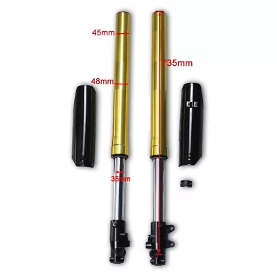 UPSIDE DOWN Front Forks Shock Suspension CRF50 50cc 110 125cc Pit Bike SDG SSR • $118.99