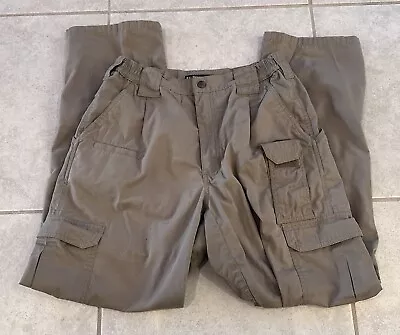 5.11 Tactical Pants Mens 32x32 Brown Khaki Stryke Ripstop Cargo Elastic • $19.99