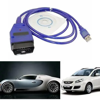 $10.59 • Buy AUB Cable For VAG-COM VCDS Scanner Tool OBD2 KKL CH340 409.1 VW Audi Test Line