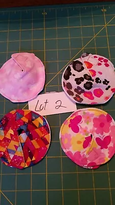 4 G-tube Button Buddies Covers Lt#2 Soft Cotton Girls Prints Washable Homemade • $3.99