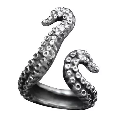 Adjustable Octopus Tentacles Ring Evil Rings Vintage Ring Octopus Opening Ring • £6.95