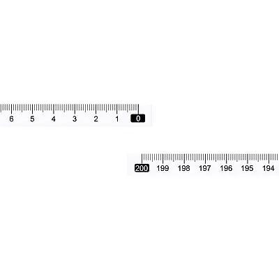 Adhesive Backed Tape Measure 200cm Right To Left Reading Measuring Tapes Stick • £7.99