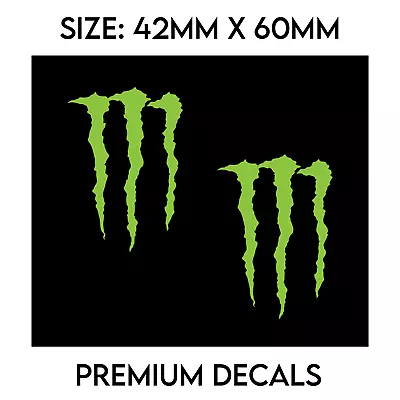 Monster Energy Drinks X2 Mx Motocross Motorbike Dirt Bike Fender Stickers Dec • $8.99