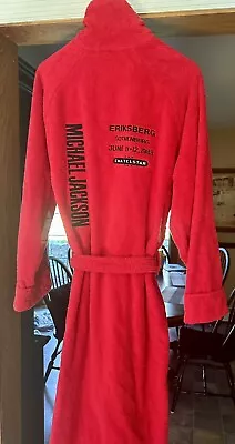 Michael Jackson World Tour 1988 Gothenburg Sweden Bathrobe And Tour T-shirt • $1000