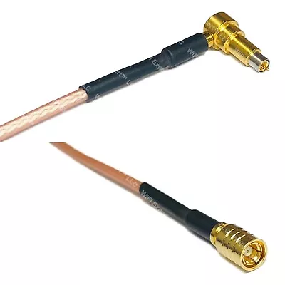 RG316 MS-156 MALE ANGLE To SMB FEMALE RF Cable Rapid-SHIP LOT • $10.74