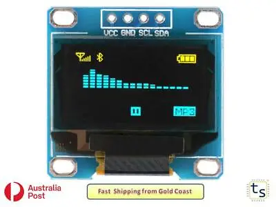 $11.95 • Buy 0.96 Inch Yellow-Blue I2C IIC OLED LCD Module 4pin