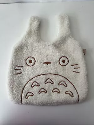 Totoro Tote Bag White Fluffy My Neighbour Studio Ghibli Plush Bag Studio Ghibli • £21.99