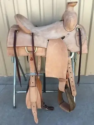 Roping Ranch Work Western Wade Tree Fork Premium Leather Horse Saddle 10  To 18  • $476.24