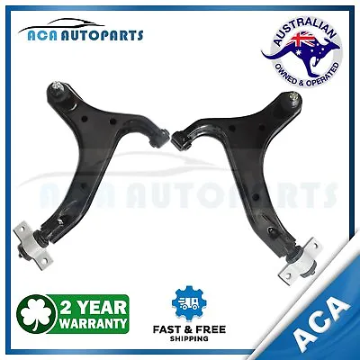 LH + RH Front Lower Control Arm Fit Nissan Elgrand E51 2002-2010 Ball Joint Bush • $179