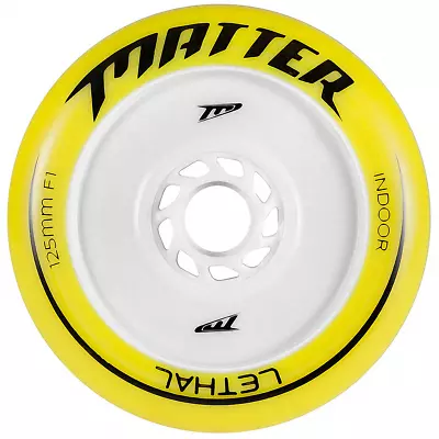 Matter Lethal 125 F1 Yellow Inline Wheels • $18