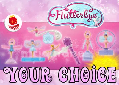 McDonald's 2014 FLUTTERBYE FAIRIES Tiny FAIRY Figure Spin Master YOUR Toy CHOICE • $2