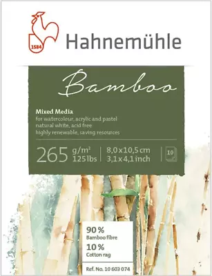 Hahnemuhle Mixed Media Block 265 GSM 10 Sheets - 8 X 10Cm • $18.99