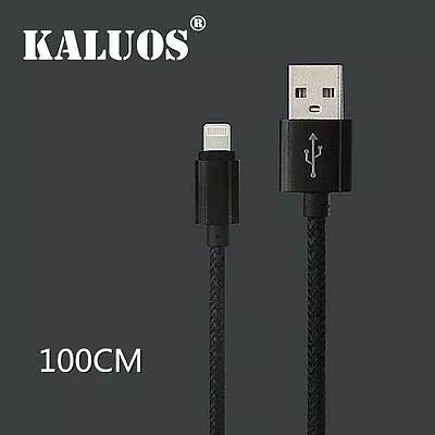 Original Kaluos Cable For IPhone 7 6 5C 5S 6S IPad 4 Mini USB Charger Lead Cord • £4.09