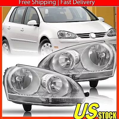 For 2006 07 08 2009 Volkswagen GTI/Jetta/Rabbit Headlights Headlamps Left+Right • $121.59