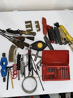 Vintage And NOT  Misc. Tools And Pieces Lot Rusty Bent Broken Missing Parts • $25