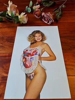 Lu Varley 2 X Original Rare 1980s Posters *sun Page 3 Calendar Girl* ☆brand New☆ • £11.95