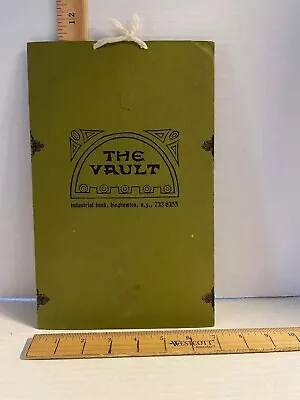 Vintage Menu The Vault Binghamton NY MCM Colorful Nostalgic Historical • $19.99