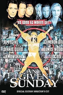 $4.95 • Buy Any Given Sunday (DVD, 2000) Al Pacino Dennis Quaid Jamie Foxx