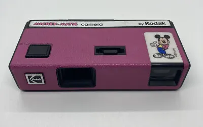 Mickey Matic Camera By Kodak Pink 110mm Film Untested • $12.99