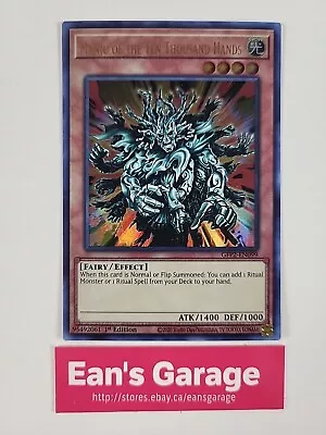 YuGiOh Manju Of The Ten Thousand Hands 1st Edition GFP2-EN099 Ultra Rare Foil MN • $2.02