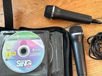 Let’s Sing 2022 Xbox Disc + 2 Microphones In Excellent Condition • £15